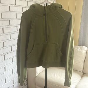 Lululemon scuba oversized cropped half zip hoodie